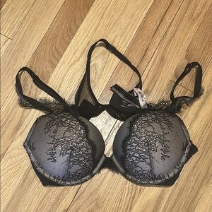 Black Lace Halter  Women's Bra